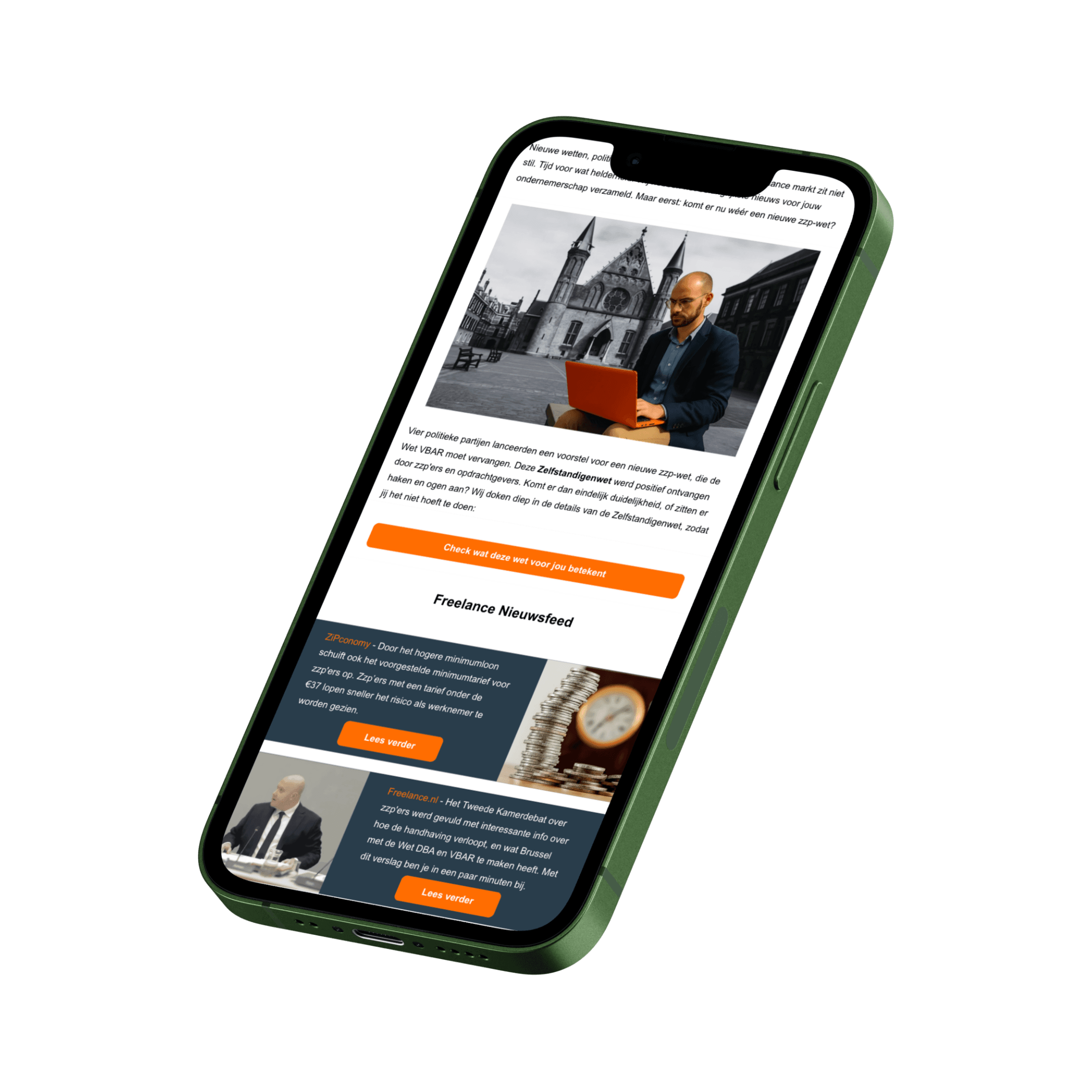 Nieuwsbrief banner CTA.