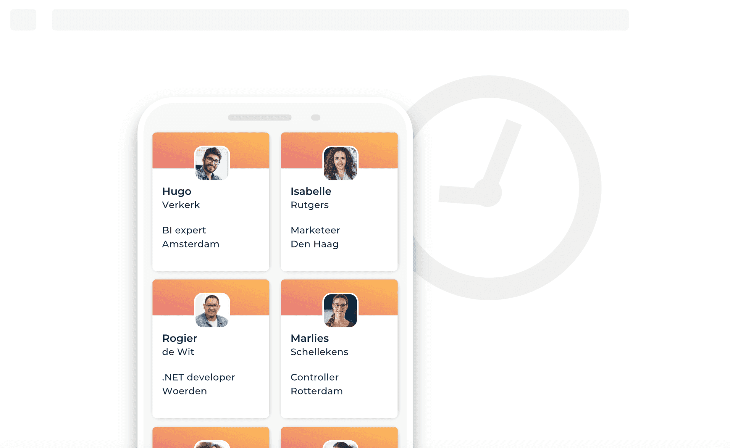 Een overzicht van freelancers die op een opdracht gereageerd hebben, op Freelance.nl.